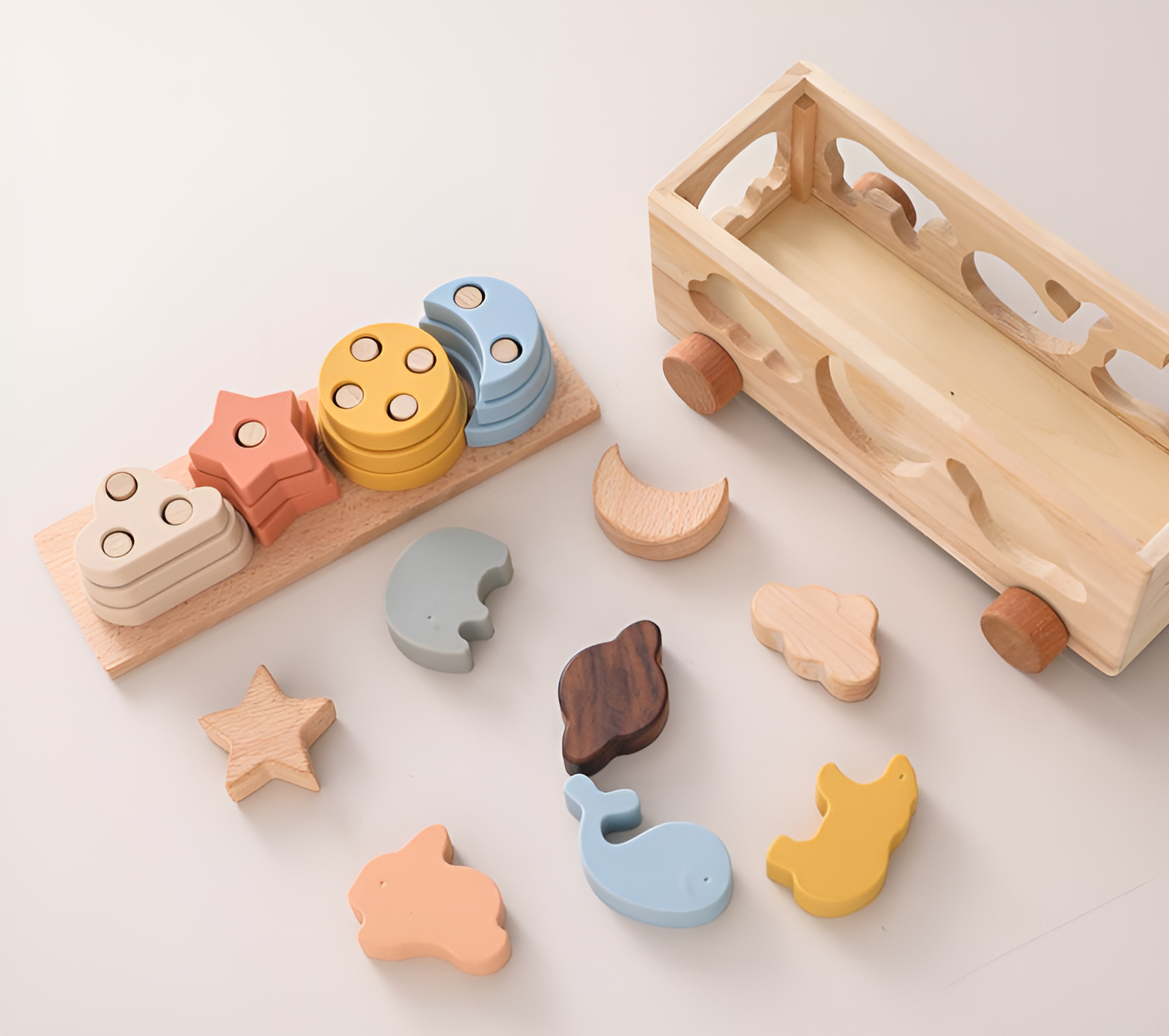 BowLift | StackiPlay | Inspire Creativity - Montessori Silicone Stacking Toy
