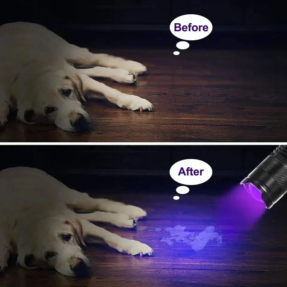 BowLift | LED UV Flashlight - Ultraviolet Inspection Lamp for Pet Urine and Stain Detection