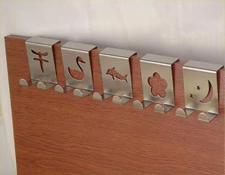 Stainless steel wall hook, over the door hanging, no drilling required