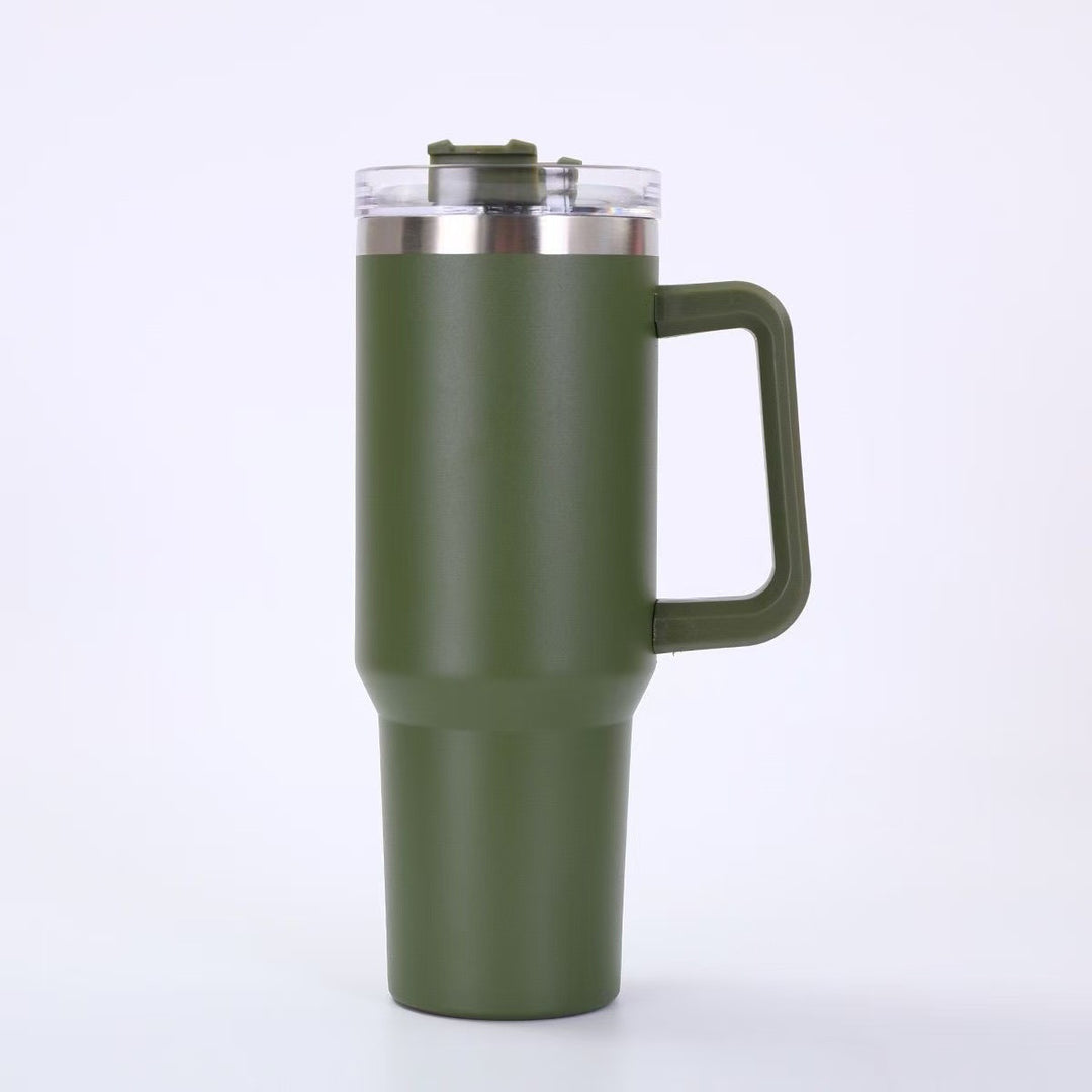 Stainless steel insulated mug with handle, 1200 ml
