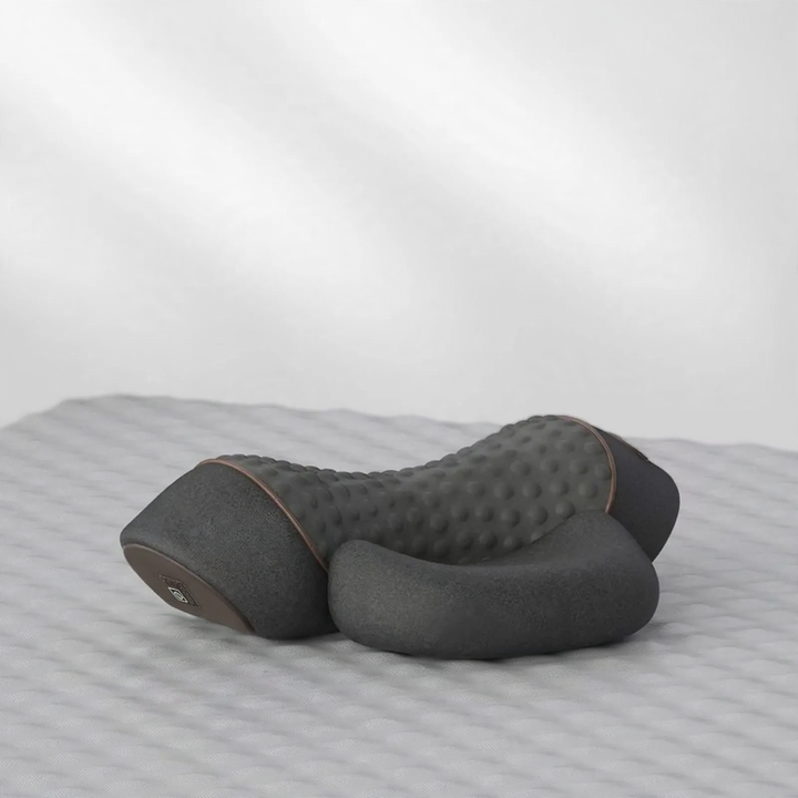 Multifunctional neck pillow with massage and heating function