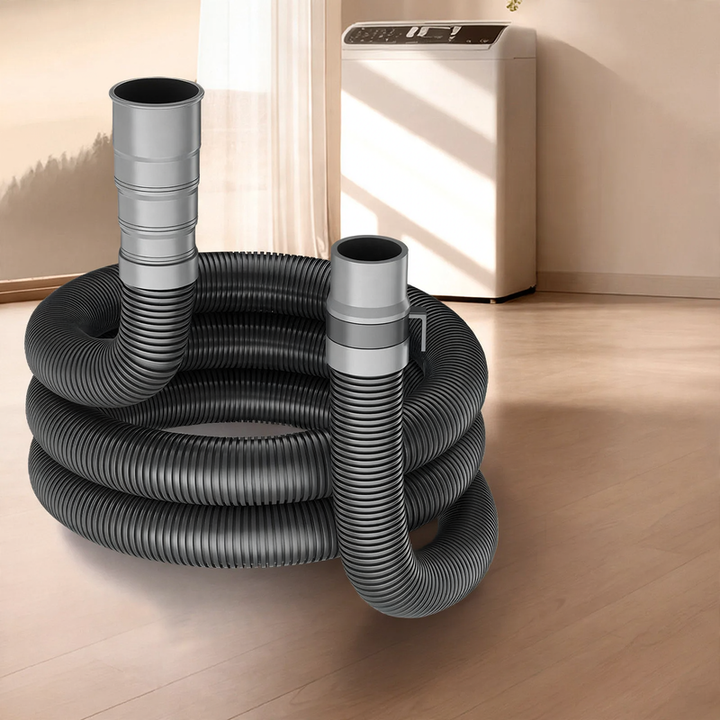 Washing machine drain hose, PVC/Silicone