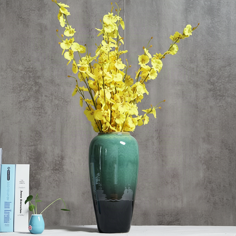 Ceramic flower vase, modern, handcrafted