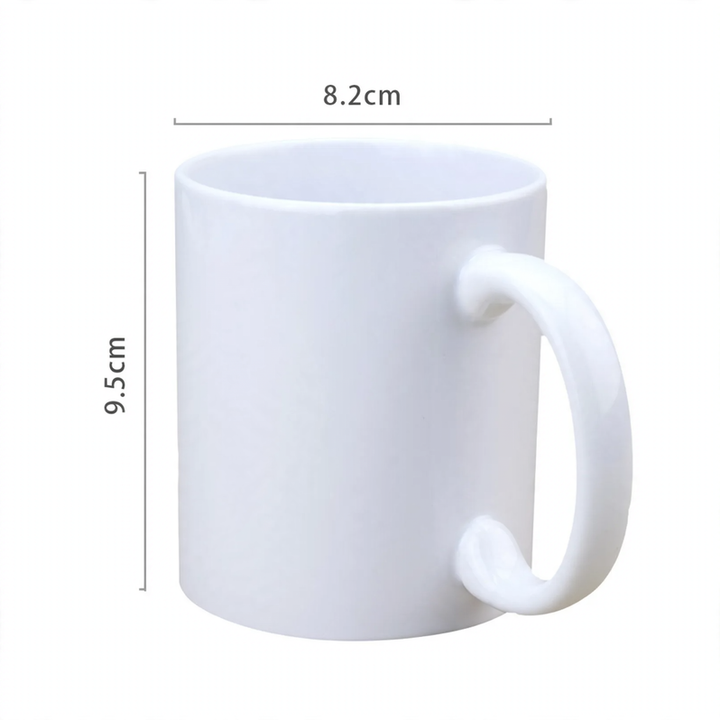 Ceramic mug with photo print