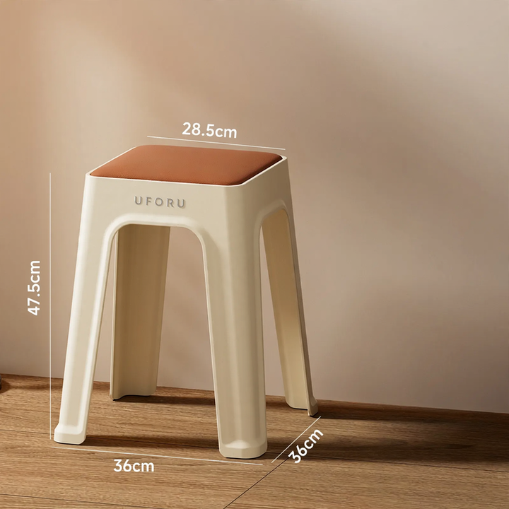Plastic stackable stool, reinforced, model DA1408
