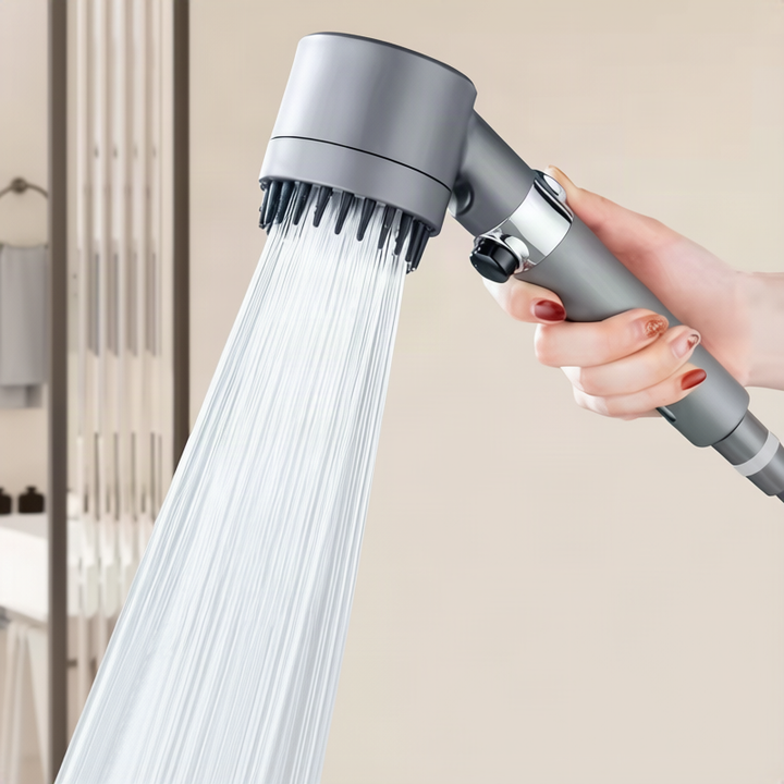 Multifunctional shower head with LED and massage function