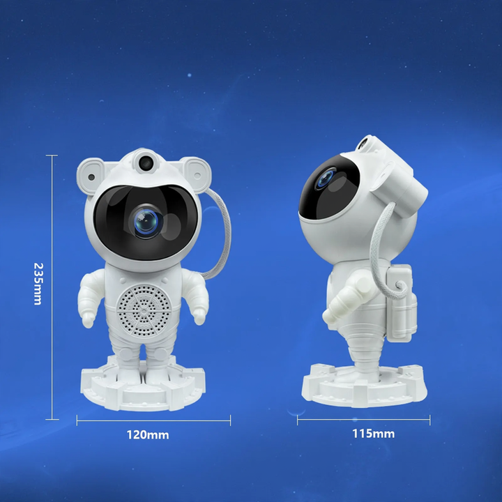 Star projector with astronaut and starry sky