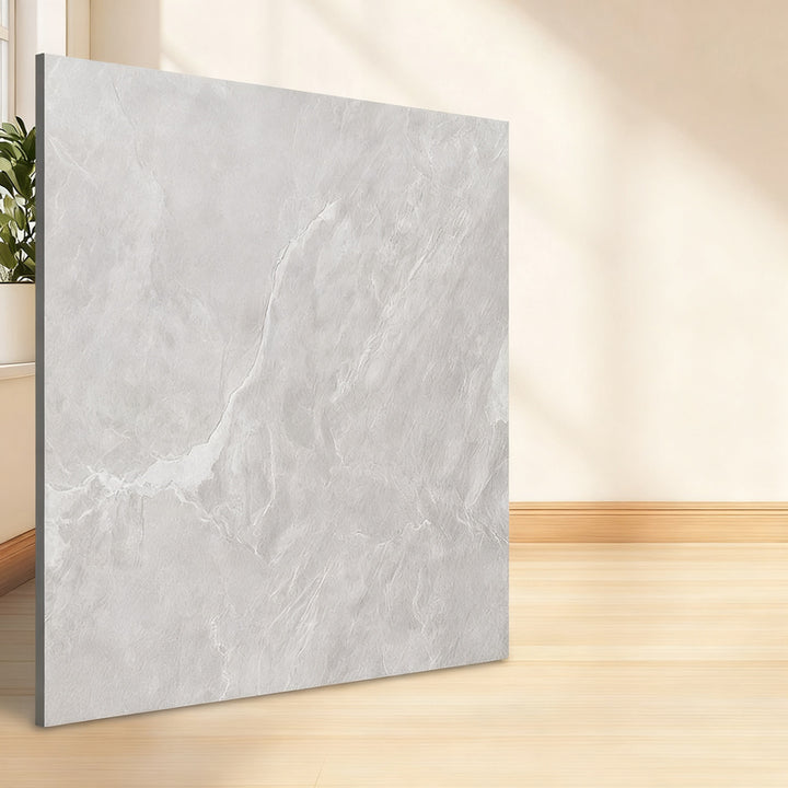 Self-adhesive PVC flooring with tile appearance