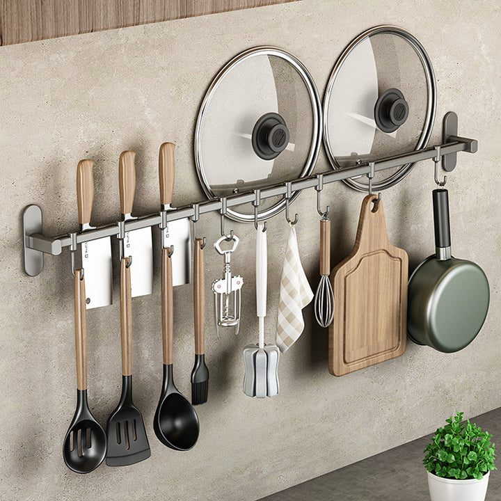 Stainless Steel Hook Rack for Kitchen Tools