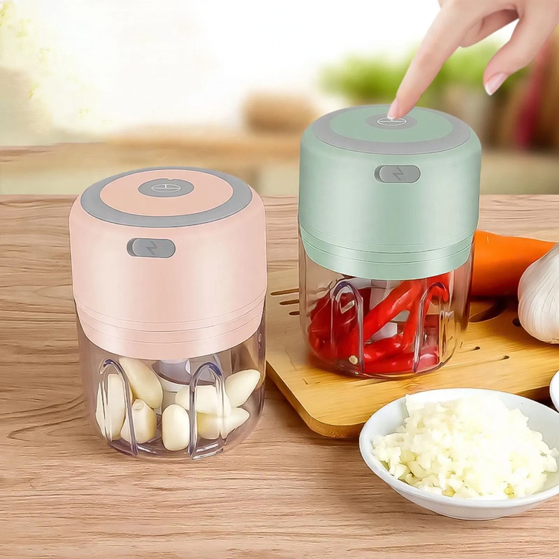 Portable electric chopper, cordless, 100-250 ml