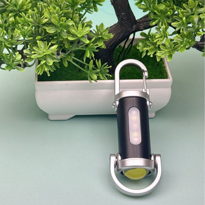 Mini flashlight with keychain, LED
