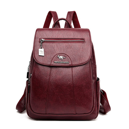 Women's Backpack, PU Leather, Vintage Style