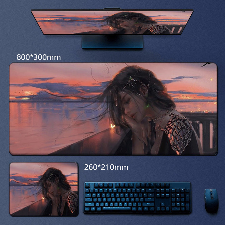 XXL Gaming Mousepad with Anime Design