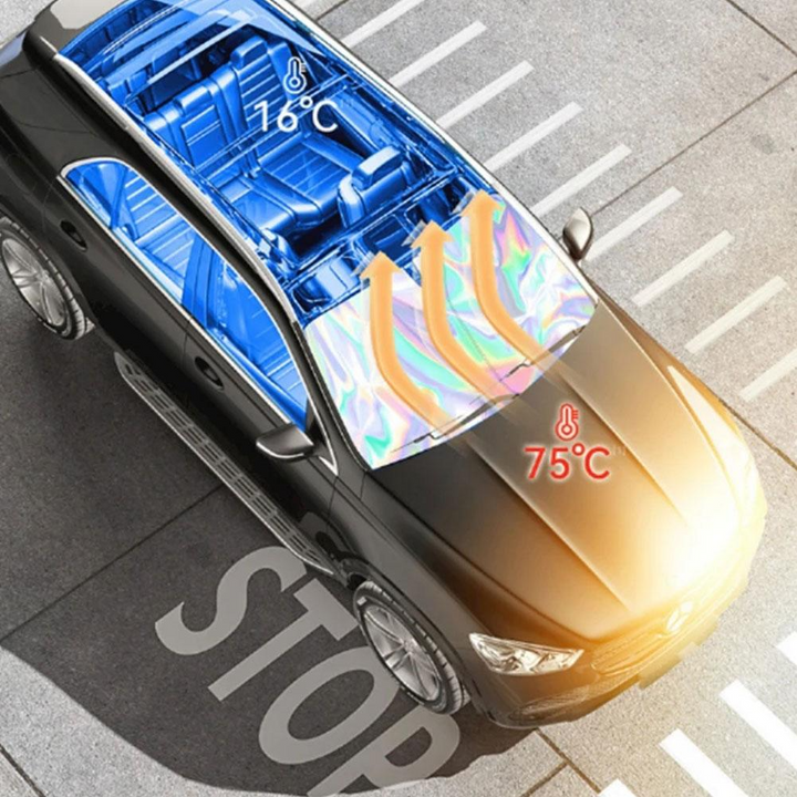 Laser-reflective windshield | Sleek design, quick setup, compact folding | Bowlift