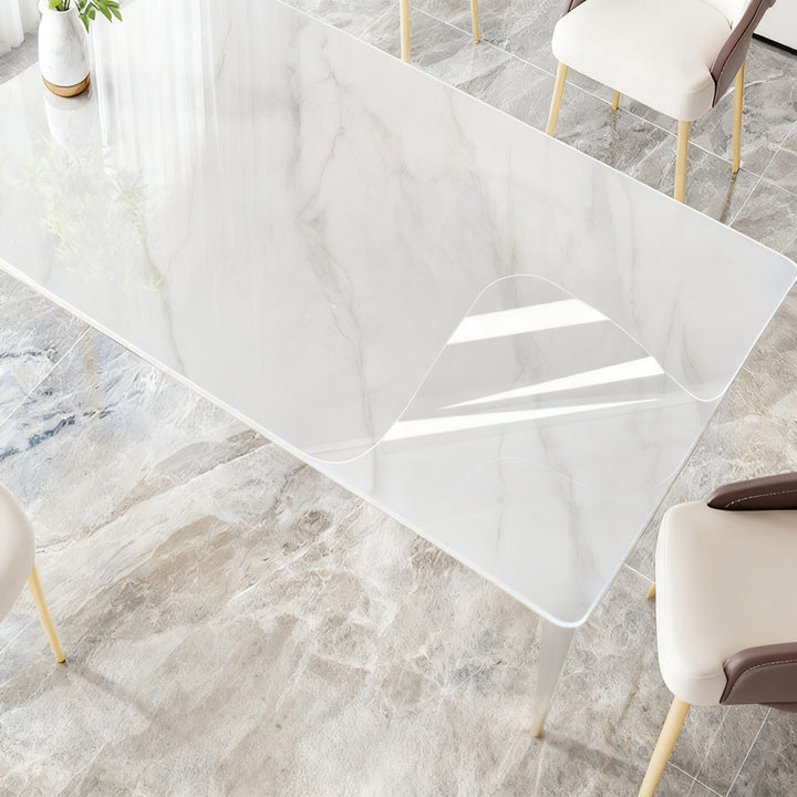 Transparent protective foil for tables and furniture