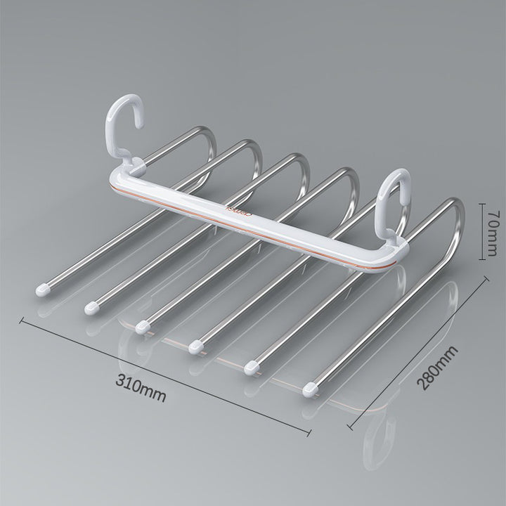 Folding host stand made of stainless steel
