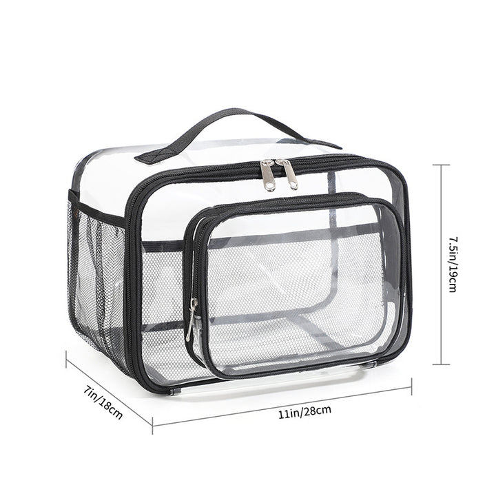 Transparent PVC backpack, waterproof