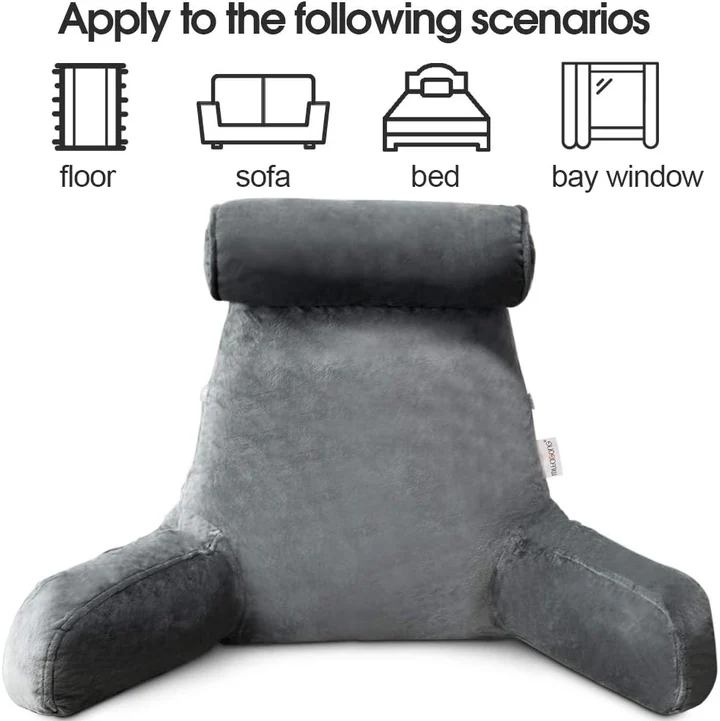 BowLift | Reading Bed Pillow with Arms