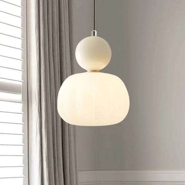 BowLift | Art Deco Pendant Lamp in Cream Shade – Style and Sophistication