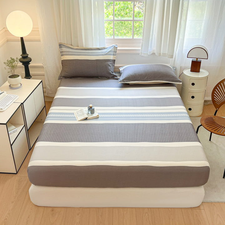 Cotton bed sheet with print, 100% cotton