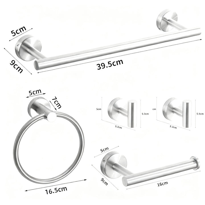 Stainless steel wall hooks, adhesive, bathroom and kitchen