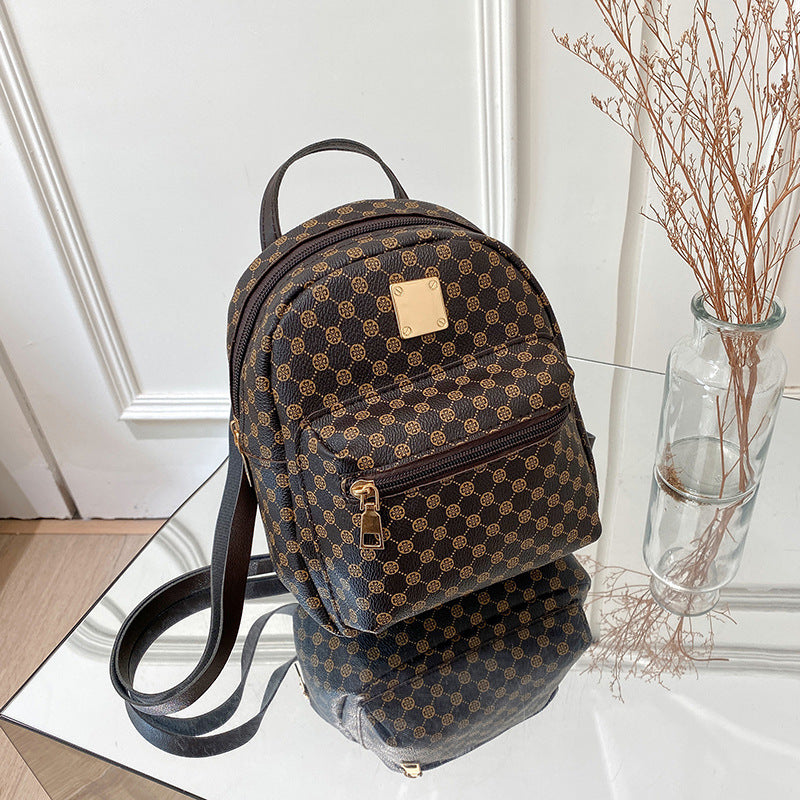 Women's backpack, PU, versatile combinable