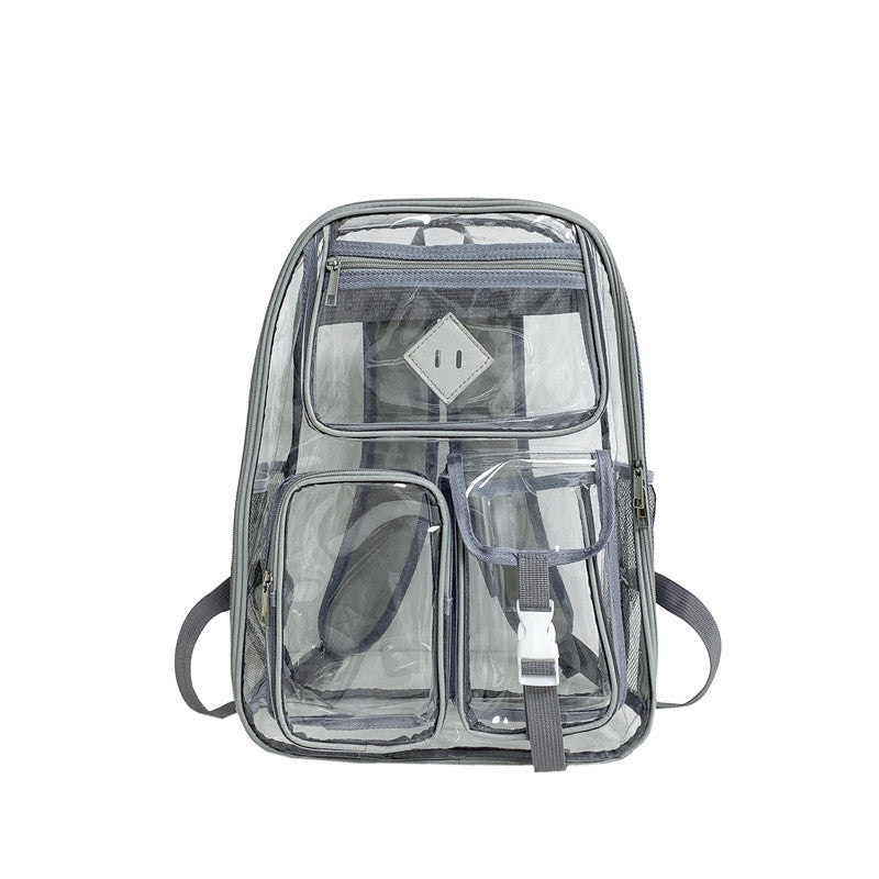 Transparent PVC backpack, waterproof