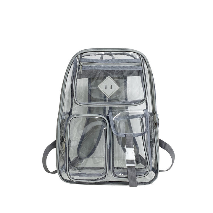 Transparent PVC backpack, waterproof