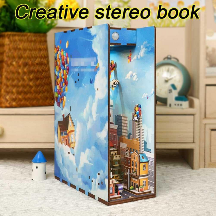 3D-Wood Puzzle DIY-Book Corner Kit | Bowlift