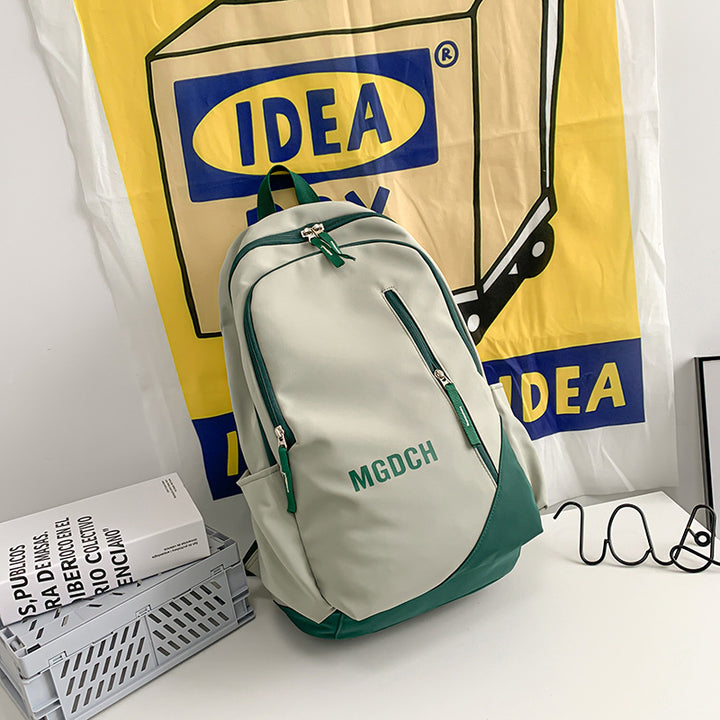 Backpack, 20–35 L, letter pattern, up to 13 inches