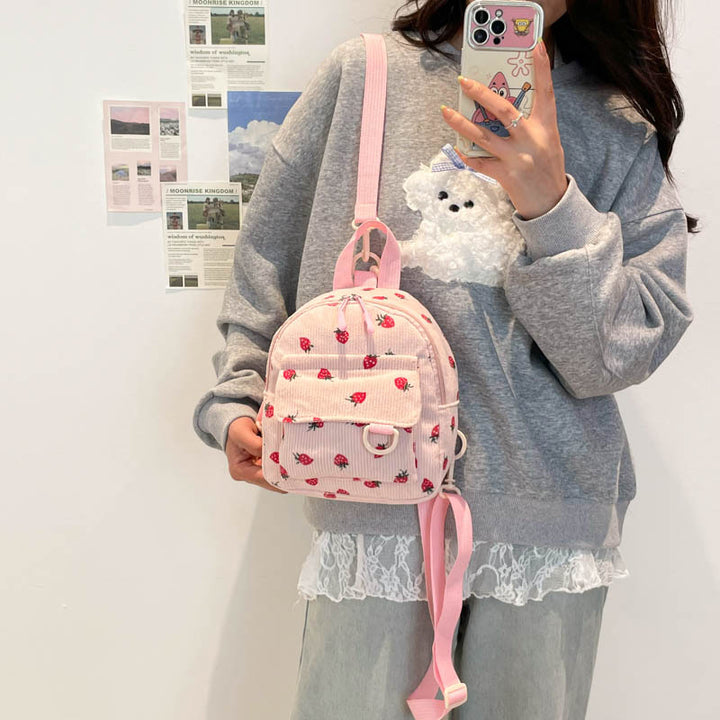 Cord-Backpack, cotton, durable
