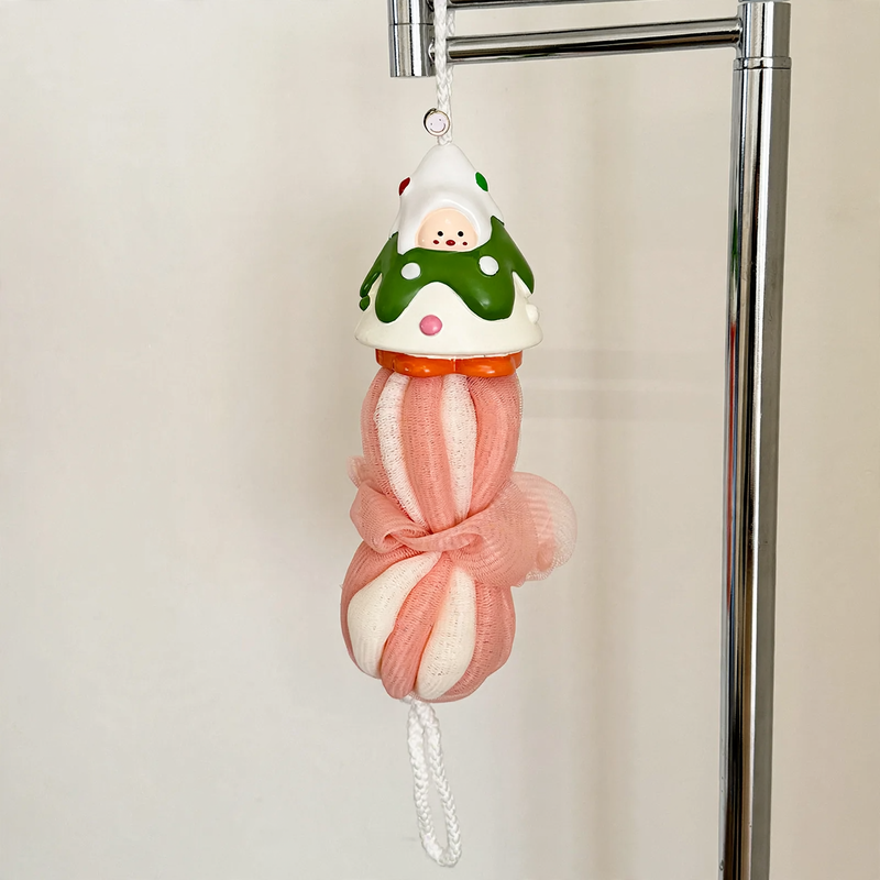 Bath Sponge Set with Hanger, Plastic