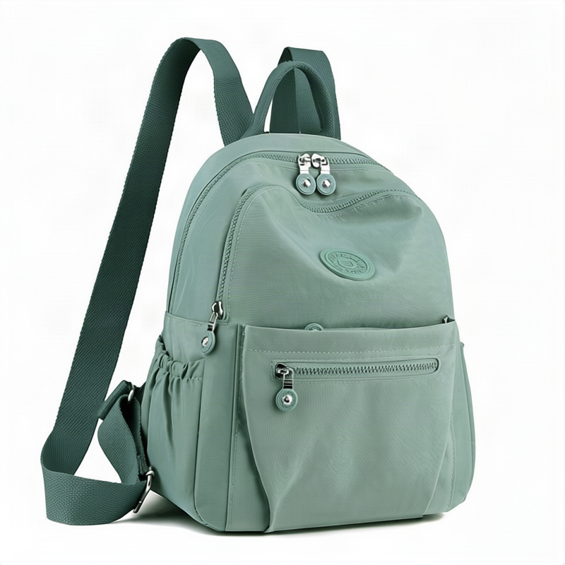 Lightweight nylon backpack with large capacity