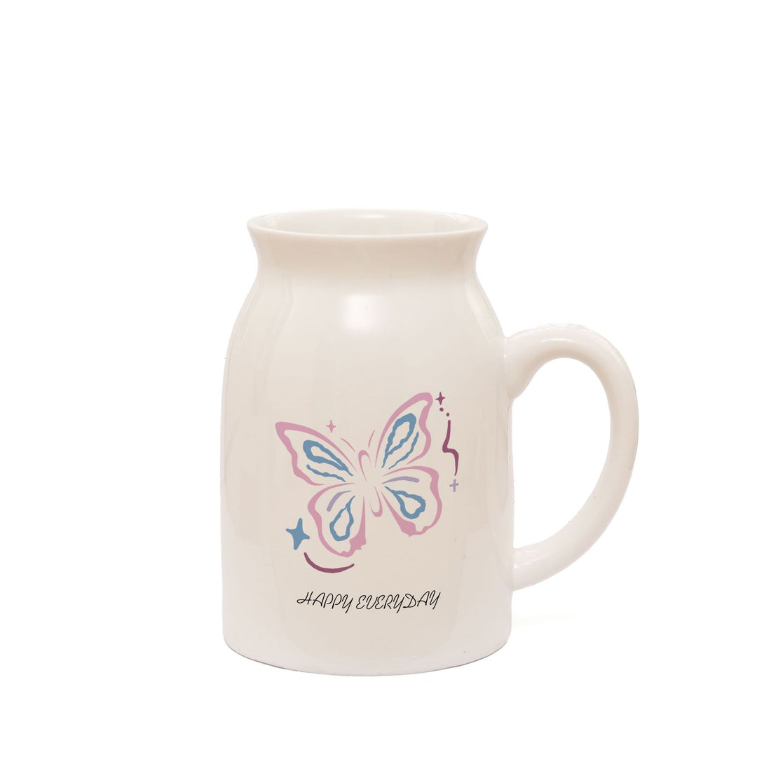 Ceramic drinking mug, porcelain