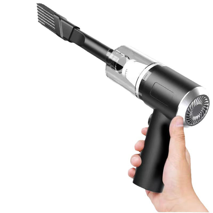 Portable battery vacuum cleaner with blowing function