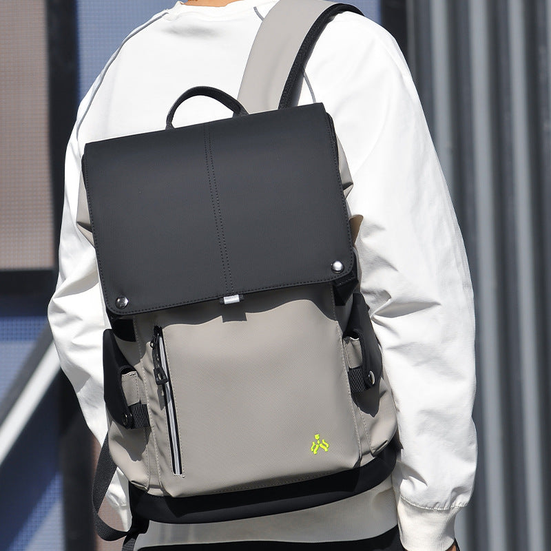 Backpack, 20–35 L, contrasting colors, up to 16 inches