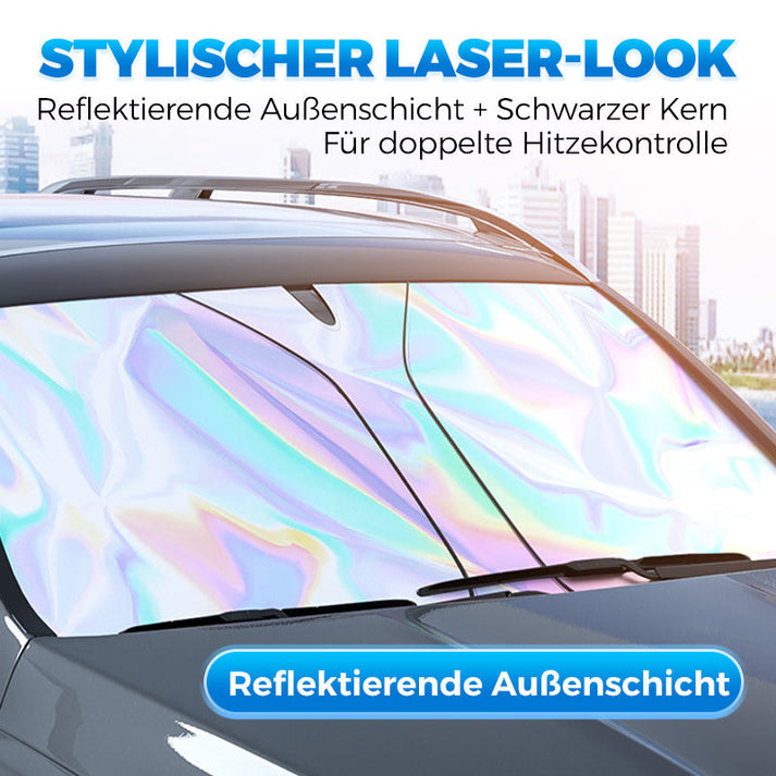 Laser-reflective windshield | Sleek design, quick setup, compact folding | Bowlift