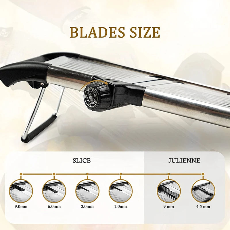 BowLift | Adjustable Stainless Steel Mandoline Slicer – Durable Kitchen Essential
