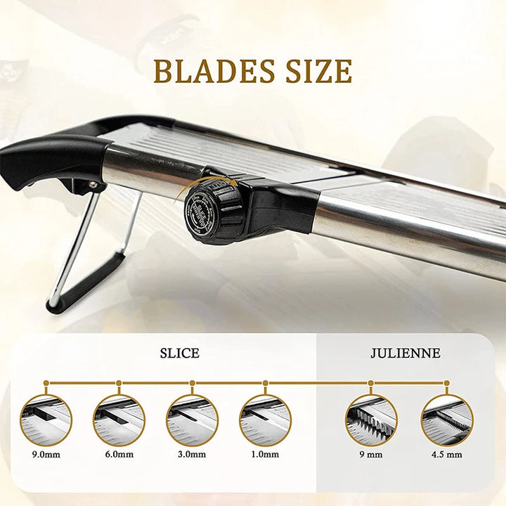 BowLift | Adjustable Stainless Steel Mandoline Slicer – Durable Kitchen Essential