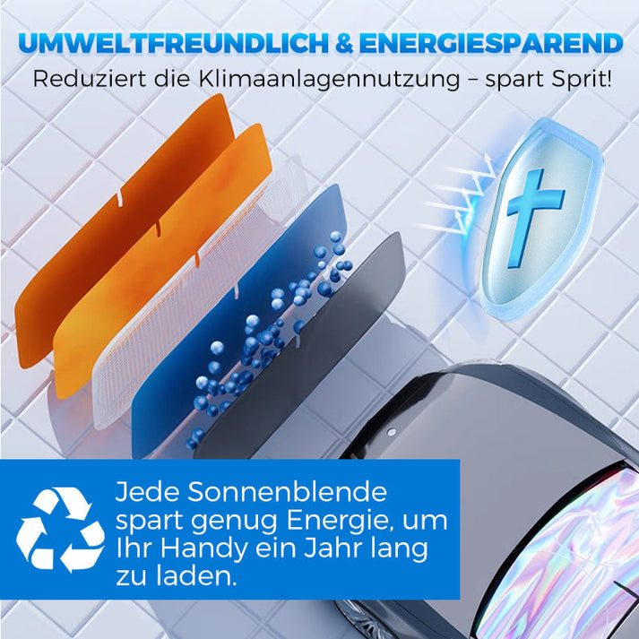 Laser-reflective windshield | Sleek design, quick setup, compact folding | Bowlift
