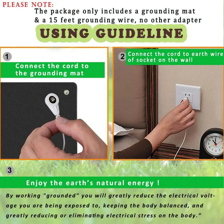 BowLift | Grounding Mat – Earthing Pad for Sleep and Health