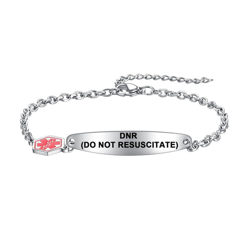 Stainless steel bracelet with geometric design