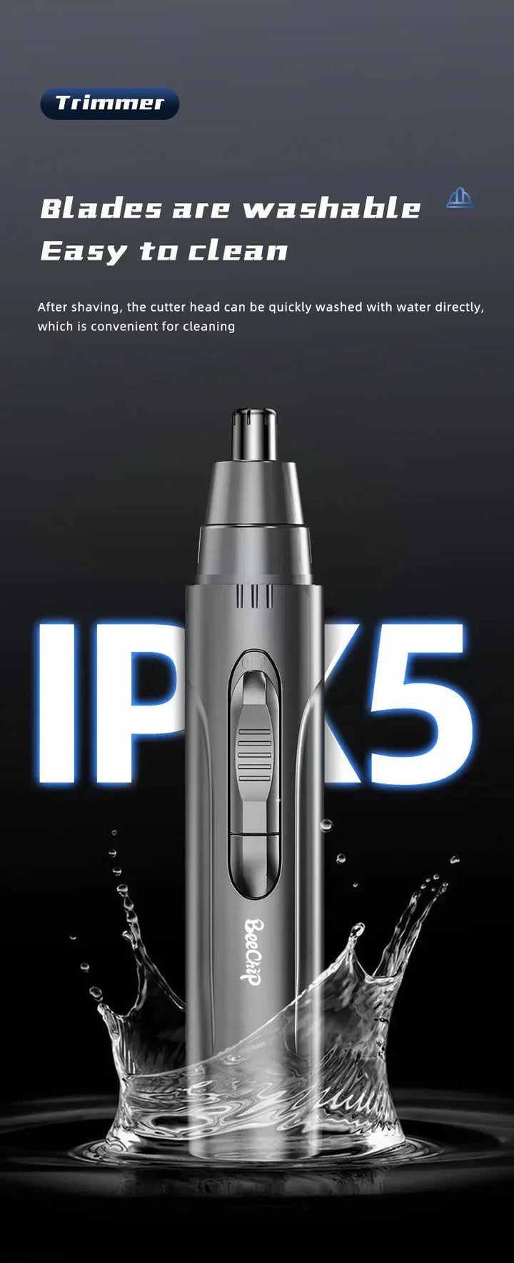 BowLift | Professional painless nose and ear hair trimmer for men and women