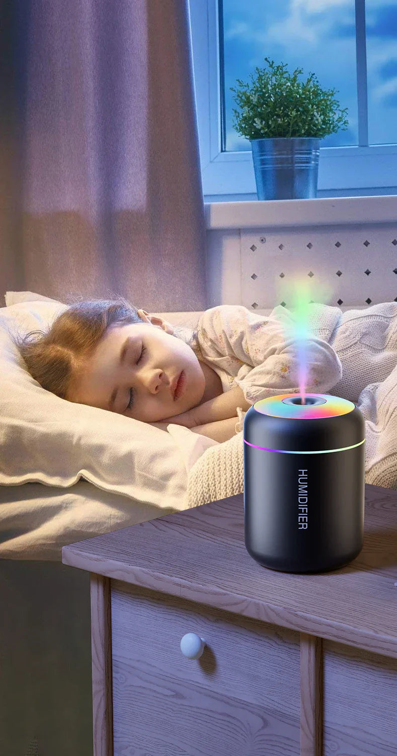 Compact USB Humidifier for Car & Bedroom Bowlift