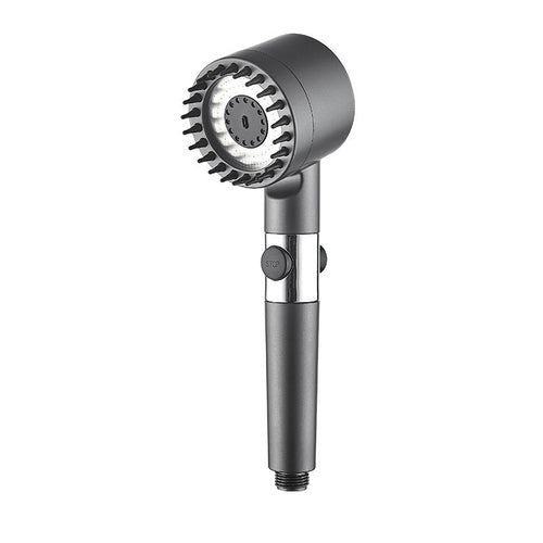 Multifunctional shower head with LED and massage function