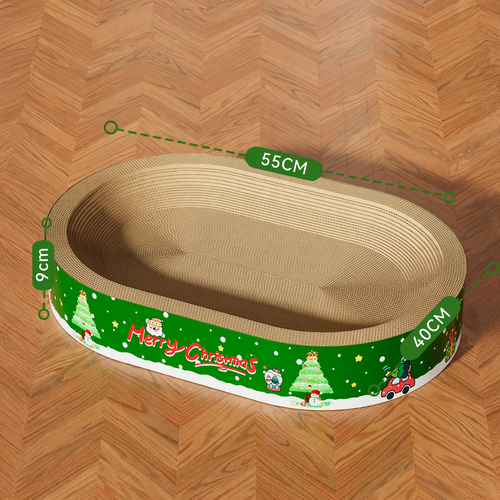 Cat scratching board made of corrugated cardboard