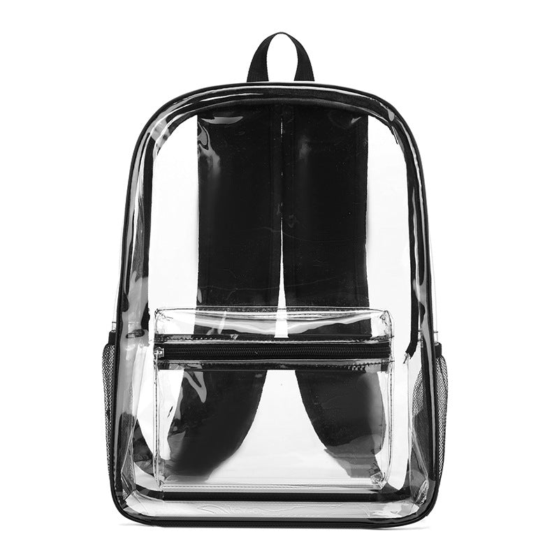 Transparent PVC backpack, waterproof