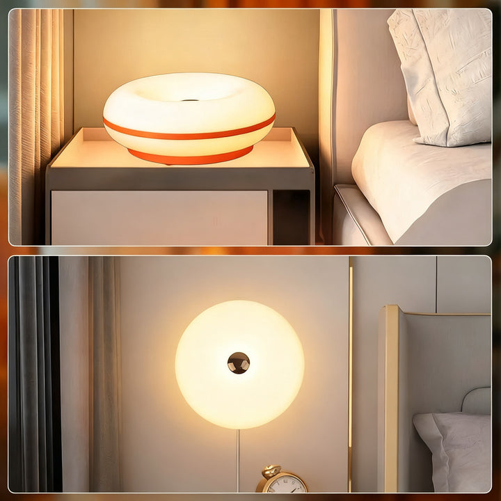Donut table lamp, round, 28–30 cm, 5 W