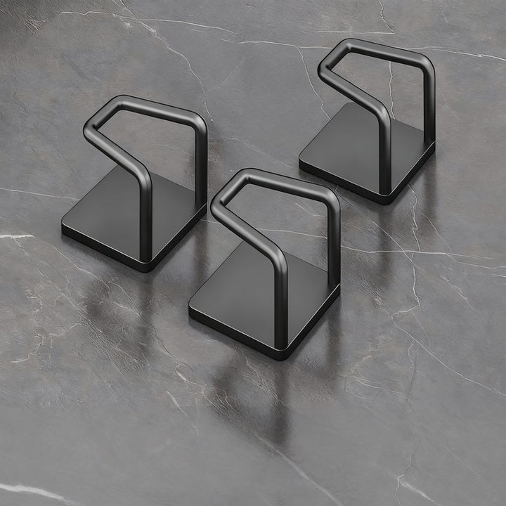 Stainless steel hooks for under-cabinet, no drilling