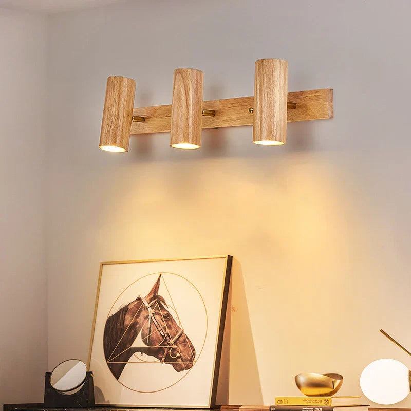 Modern Wall Lamp made of Walnut Wood - Scandinavian LED Wall Lamp for Living Room & Dining Room | Bowlift